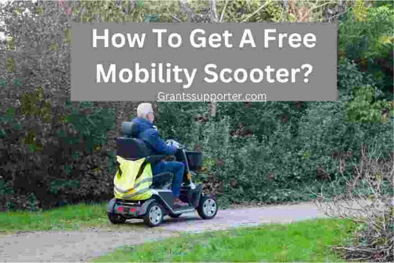Free mobility scooter for seniors